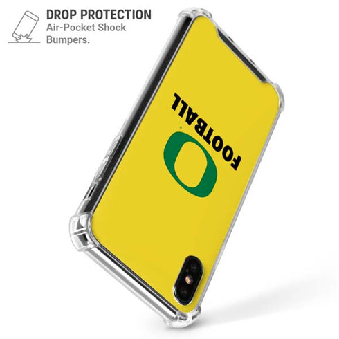 University of Oregon Football iPhone X/XS Clear Case