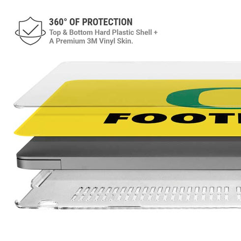 University of Oregon Football MacBook Pro 14in (2021-24) Case plus Skin