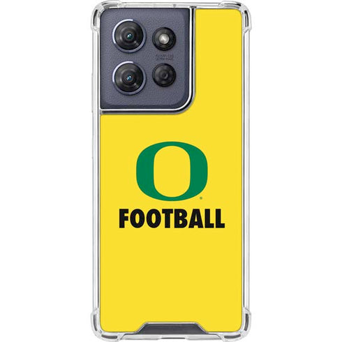 University of Oregon Football Moto G 5G (2025) Clear Case