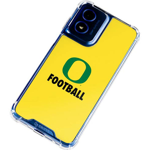 University of Oregon Football Moto G 5G (2024) Clear Case
