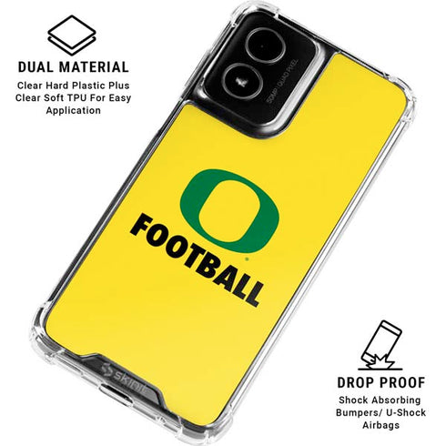 University of Oregon Football Moto G Power 5G (2024) Clear Case