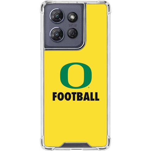 University of Oregon Football Moto G Stylus 5G (2025) Clear Case