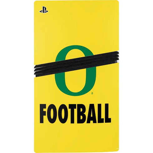 University of Oregon Football PS5 Pro Console Skin