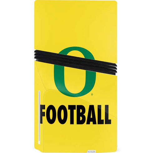 University of Oregon Football PS5 Pro Disk Console Skin