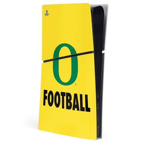 University of Oregon Football PS5 Slim Digital Edition Console Skin