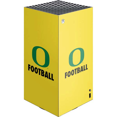 University of Oregon Football XBox Series X Digital Edition Console Skin