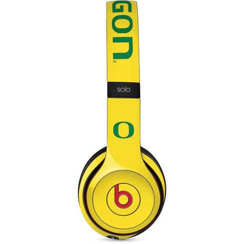 University of Oregon Mesh Yellow Beats Solo 3 Wireless Skin