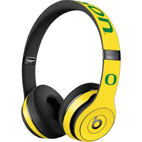 University of Oregon Mesh Yellow Beats Solo 3 Wireless Skin
