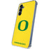 University of Oregon Mesh Yellow Galaxy A35 5G Clear Case