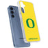 University of Oregon Mesh Yellow Galaxy A35 5G Clear Case