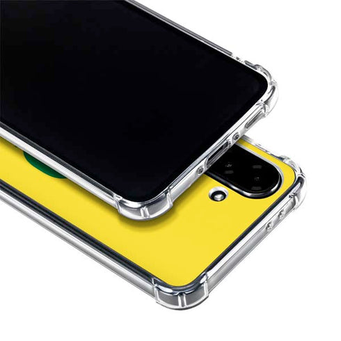 University of Oregon Mesh Yellow Galaxy A36 5G Clear Case