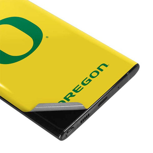 University of Oregon Mesh Yellow Galaxy Note 10 Plus Skin