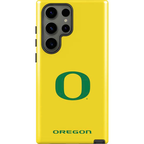 University of Oregon Mesh Yellow Galaxy S23 Ultra Pro Case