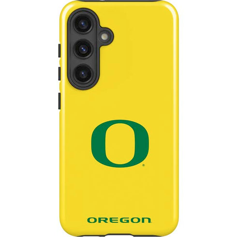 University of Oregon Mesh Yellow Galaxy S25 Plus Impact Case