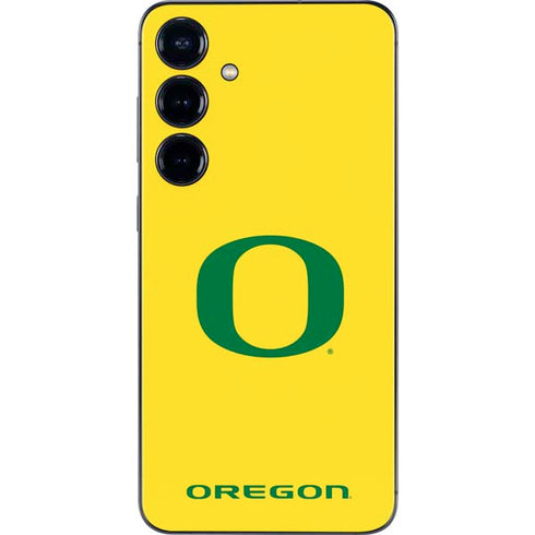 University of Oregon Mesh Yellow Galaxy S25 Plus Skin