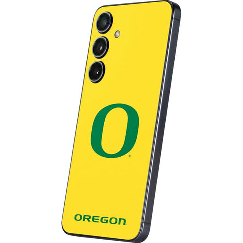 University of Oregon Mesh Yellow Galaxy S25 Plus Skin