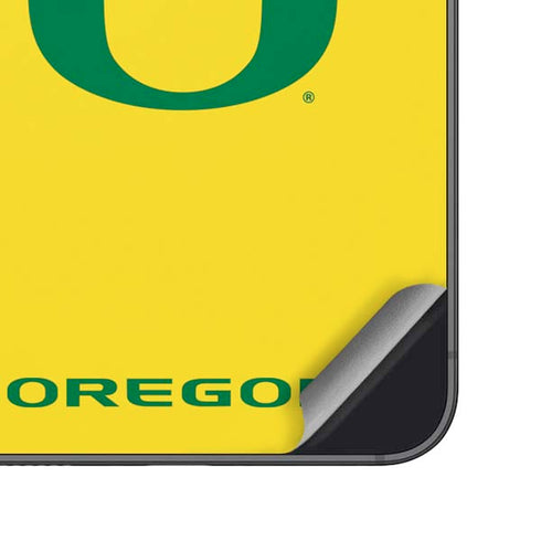 University of Oregon Mesh Yellow Galaxy S25 Plus Skin