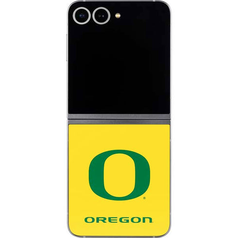University of Oregon Mesh Yellow Galaxy Z Flip6 Skin