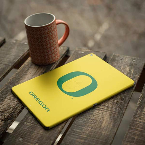 University of Oregon Mesh Yellow iPad Skins