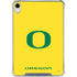 University of Oregon Mesh Yellow iPad 11th Gen (2025) Clear Case