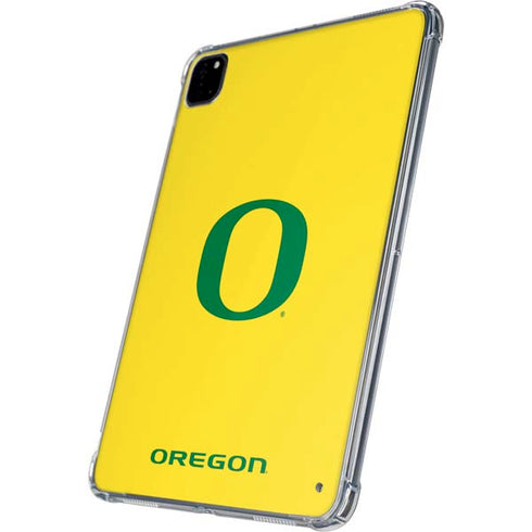 University of Oregon Mesh Yellow iPad Pro 11in (2024) Clear Case