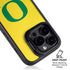 University of Oregon Mesh Yellow iPhone 14 Pro Kickstand Case