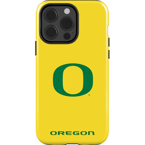 University of Oregon Mesh Yellow iPhone 15 Pro Impact Case