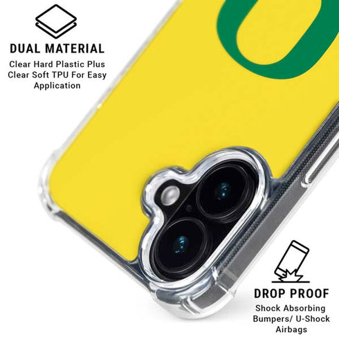 University of Oregon Mesh Yellow iPhone 16 MagSafe Case