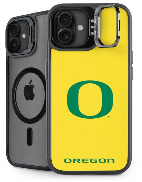 University of Oregon Mesh Yellow iPhone 16 Plus Kickstand Case