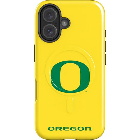 University of Oregon Mesh Yellow iPhone 16 Plus Magsafe Impact Case