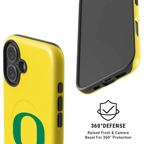 University of Oregon Mesh Yellow iPhone 16 Plus Magsafe Impact Case