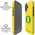 University of Oregon Mesh Yellow iPhone 16 Plus Magsafe Impact Case