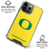 University of Oregon Mesh Yellow iPhone 16 Pro Max Clear Case