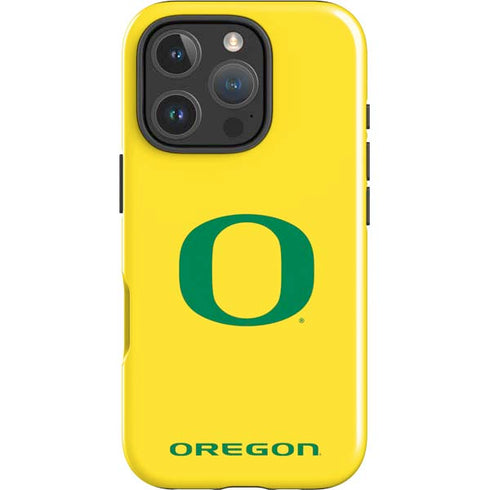 University of Oregon Mesh Yellow iPhone 16 Pro Max Impact Case