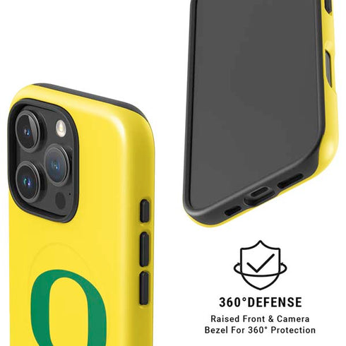 University of Oregon Mesh Yellow iPhone 16 Pro Max Magsafe Impact Case
