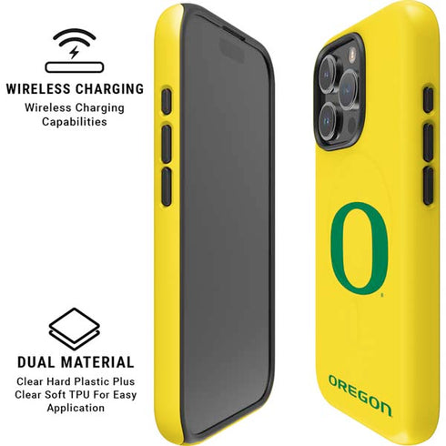 University of Oregon Mesh Yellow iPhone 16 Pro Max Magsafe Impact Case