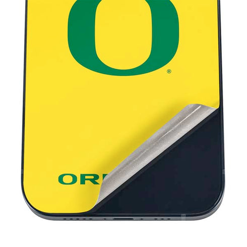 University of Oregon Mesh Yellow iPhone 16 Skin