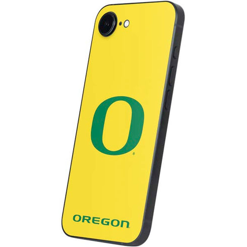 University of Oregon Mesh Yellow iPhone 16e Skin