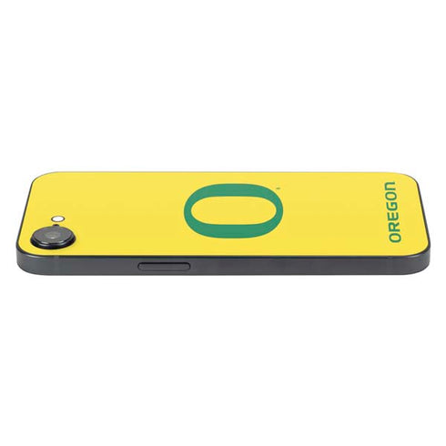 University of Oregon Mesh Yellow iPhone 16e Skin