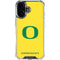 University of Oregon Mesh Yellow iPhone 17 Clear Case
