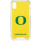 University of Oregon Mesh Yellow iPhone XS Clear Case