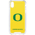 University of Oregon Mesh Yellow iPhone XS Clear Case