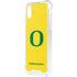University of Oregon Mesh Yellow iPhone XS Clear Case