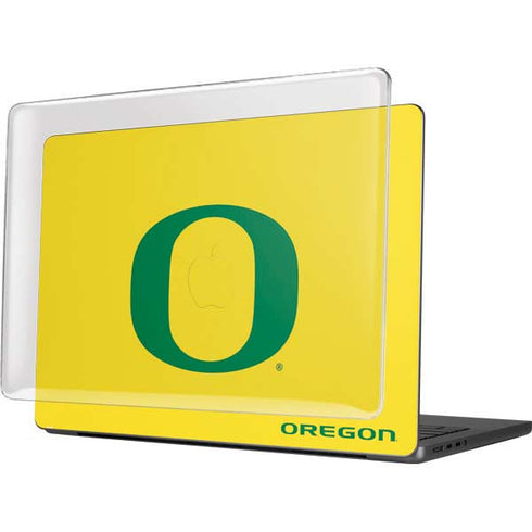 University of Oregon Mesh Yellow MacBook Pro 14in (2021-24) Case plus Skin