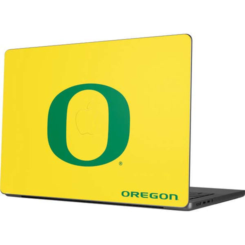 University of Oregon Mesh Yellow Apple MacBook Pro 14-inch Skin
