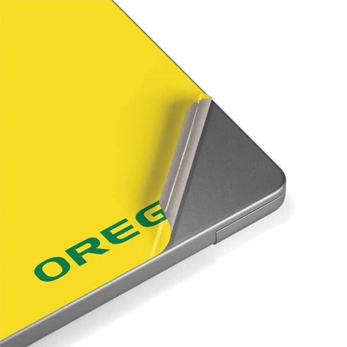University of Oregon Mesh Yellow Apple MacBook Pro 14-inch Skin