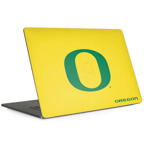 University of Oregon Mesh Yellow MacBook Skins