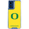 University of Oregon Mesh Yellow Moto G 5G (2024) Clear Case