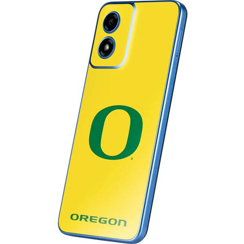 University of Oregon Mesh Yellow Moto G Play 4G (2024) Skin