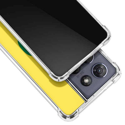University of Oregon Mesh Yellow Moto G Power 5G (2025) Clear Case